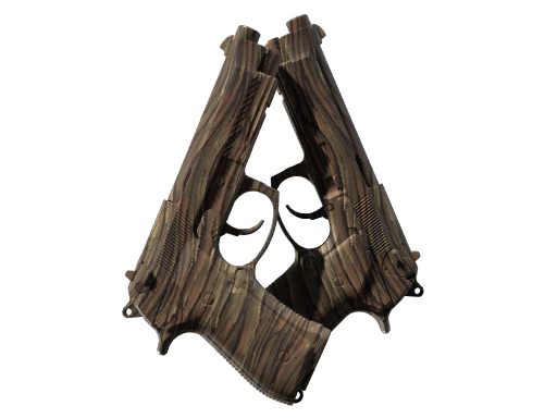 Dual Berettas | Drift Wood Field-Tested