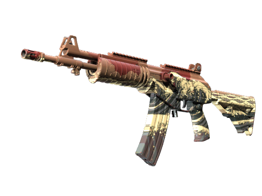 Galil AR | Crimson Tsunami Battle-Scarred