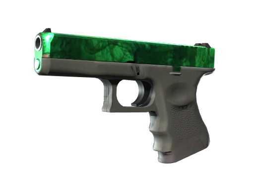 Glock-18 | Gamma Doppler Emerald Battle-Scarred