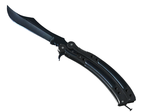 ★ Butterfly Knife | Blue Steel Field-Tested