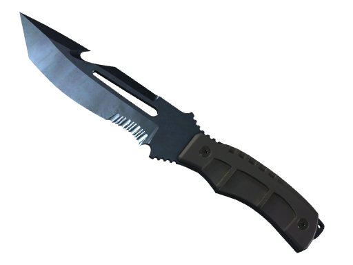 ★ Survival Knife | Blue Steel Battle-Scarred