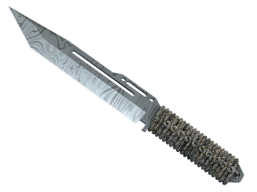 ★ Paracord Knife | Damascus Steel Battle-Scarred