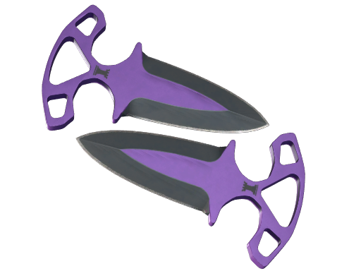 ★ Shadow Daggers | Ultraviolet Battle-Scarred