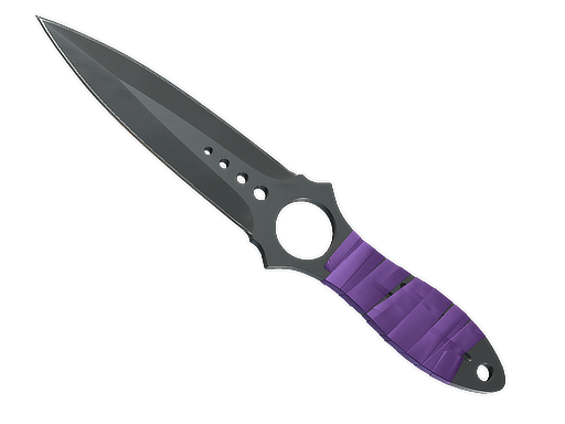 ★ Skeleton Knife | Ultraviolet Battle-Scarred