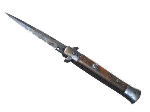 ★ Stiletto Knife | Rust Coat Battle-Scarred