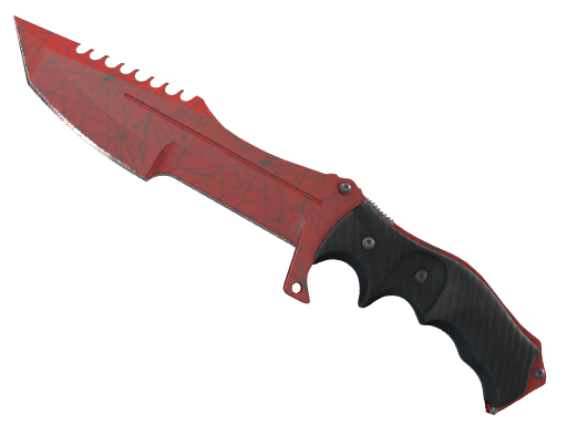 ★ Huntsman Knife | Crimson Web Battle-Scarred