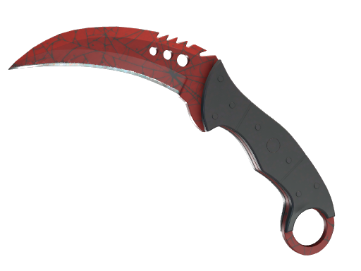 ★ Talon Knife | Crimson Web Battle-Scarred