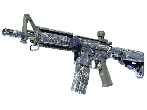 M4A4 | Naval Shred Camo Battle-Scarred