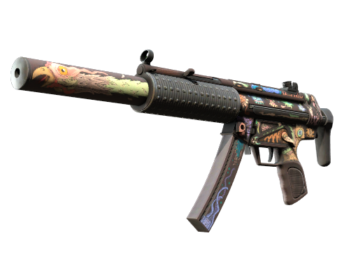 MP5-SD | Necro Jr. Battle-Scarred