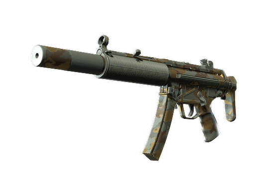 MP5-SD | Gold Leaf Battle-Scarred