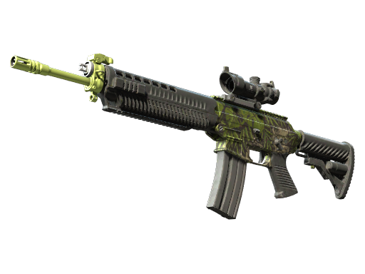 SG 553 | Lush Ruins Field-Tested