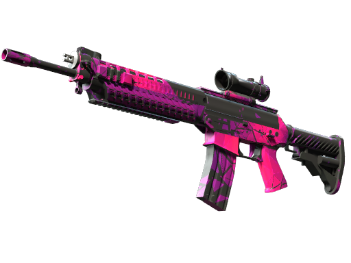 SG 553 | Pulse Battle-Scarred