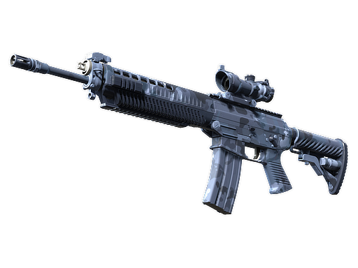 SG 553 | Night Camo Field-Tested
