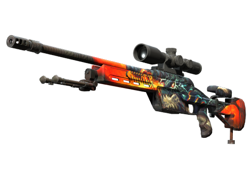 SSG 08 | Dragonfire Field-Tested