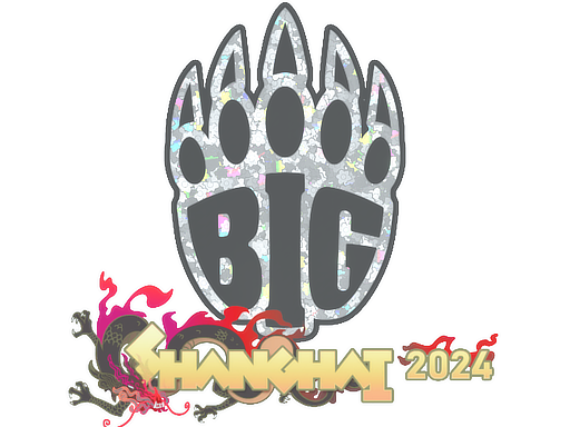 Sticker | BIG (Glitter) | Shanghai 2024