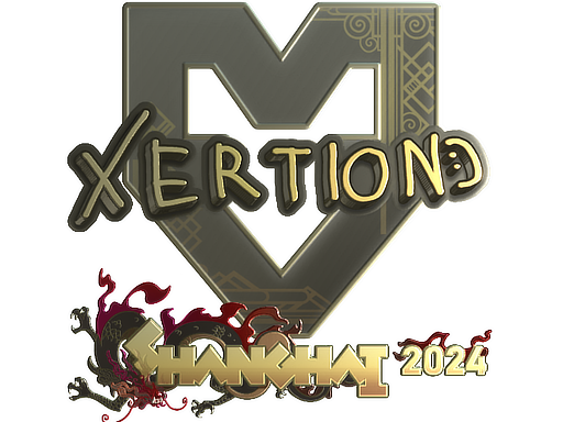 Sticker | xertioN (Gold) | Shanghai 2024
