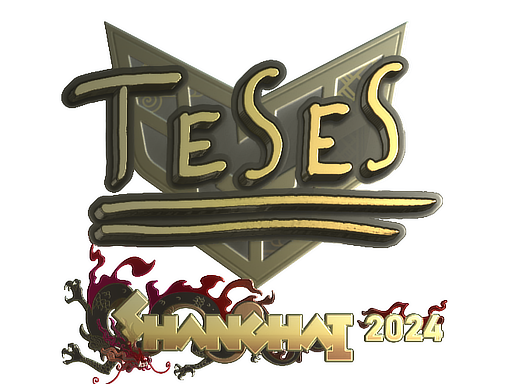 Sticker | TeSeS (Gold) | Shanghai 2024