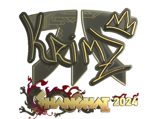 Sticker | KRIMZ (Gold) | Shanghai 2024