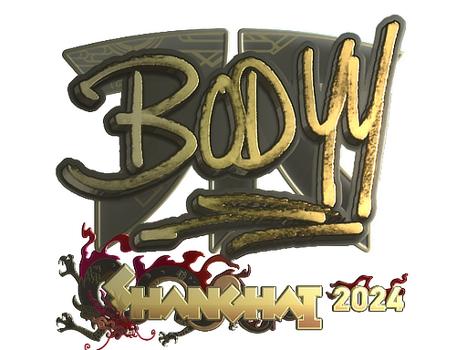 Sticker | bodyy (Gold) | Shanghai 2024