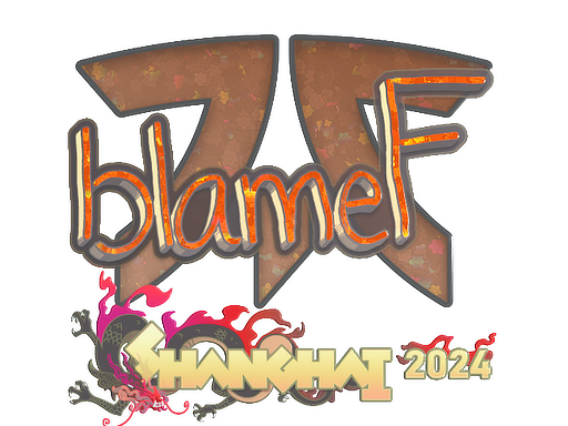 Sticker | blameF (Glitter) | Shanghai 2024