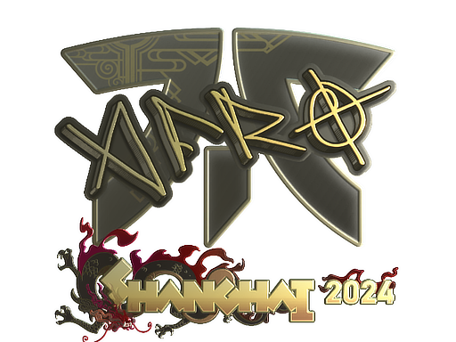 Sticker | afro (Gold) | Shanghai 2024