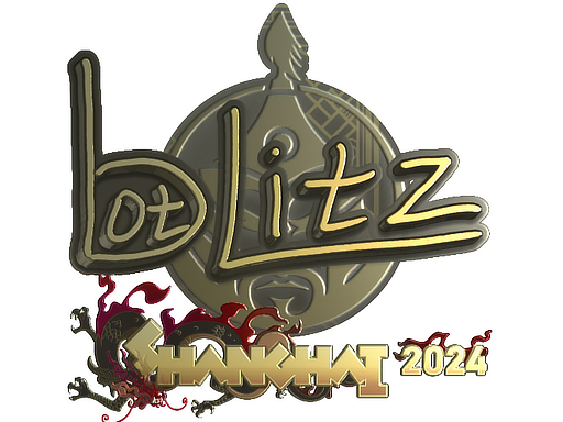 Sticker | bLitz (Gold) | Shanghai 2024
