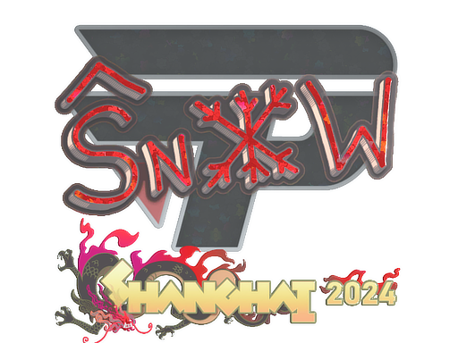 Sticker | snow (Glitter) | Shanghai 2024