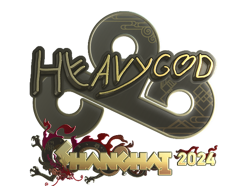 Sticker | Heavygod (Gold) | Shanghai 2024