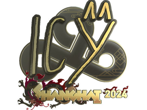 Sticker | ICY (Gold) | Shanghai 2024