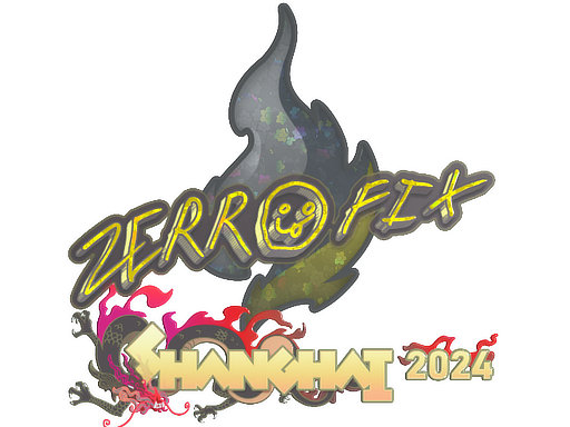 Sticker | zeRRoFIX (Glitter) | Shanghai 2024