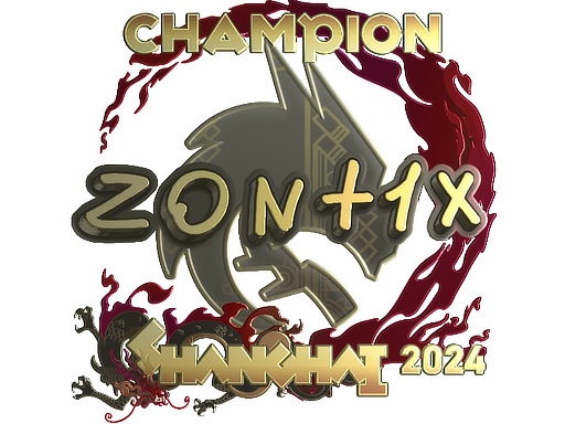 Sticker | zont1x (Gold, Champion) | Shanghai 2024